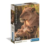 Löwe Feline Love 500-teiliges Compact Puzzle Clementoni