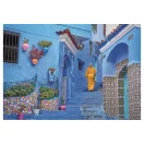 Städte Blue Street of Chefchaouen Marokko 500 Teile Puzzle Clementoni