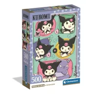 Hello Kitty Kuromi 500-teiliges Compact-Puzzle Clementoni