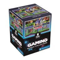   Sonic the Hedgehog 64 Bit Fast 500 Stk Cube Puzzle Clementoni