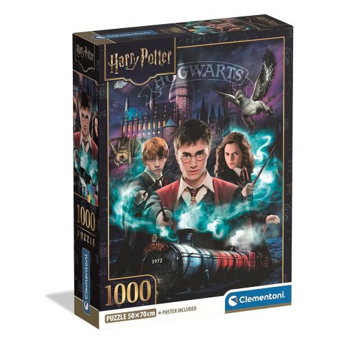 Harry Potter 1000-teiliges Kompaktpuzzle Clementoni
