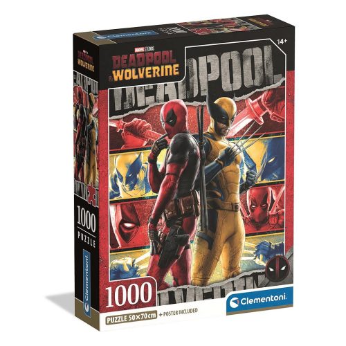 Deadpool Wolverine & 1000-teiliges Compact puzzle Clementoni