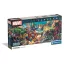 Avengers VS Villains 1000-teiliges Panorama-Compact-Puzzle Clementoni