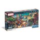 Avengers VS Villains 1000-teiliges Panorama-Compact-Puzzle Clementoni