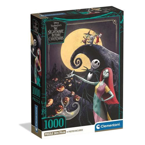 The Nightmare Before Christmas 1000-teiliges Compact puzzle Clementoni