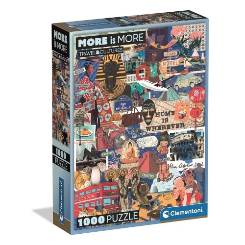 Farbe Cultures Reise 1000-teiliges Kompaktpuzzle Clementoni