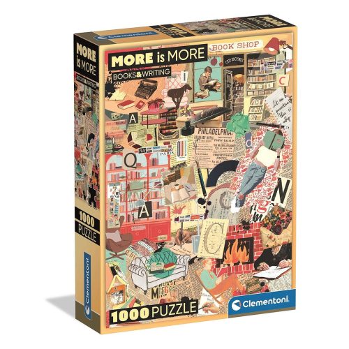 Farbe Writing Bücher 1000-teiliges Compact-Puzzle Clementoni