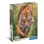 Tiger Hunter's Path 1000-teiliges Compact-Puzzle Clementoni