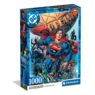 Superman Planet 1000-teiliges Compact-Puzzle Clementoni