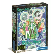   Rick And Morty Green Portal 1000-teiliges Compact-Puzzle Clementoni