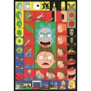 Rick And Morty Portal Panels 1000-teiliges Compact Puzzle Clementoni