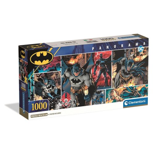 Batman 1000-teilige Panorama-Compact-Puzzle Clementoni