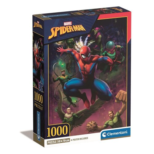 Spiderman Compact-Puzzle 1000 Stück Clementoni
