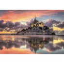 Städte Mont-Saint Michel Frankreich 1000 Teile Compact Puzzle Clementoni