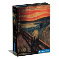   Kunst Munch Der Schrei 1000-teiliges Compact-Puzzle Clementoni
