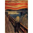 Kunst Munch Der Schrei 1000-teiliges Compact-Puzzle Clementoni