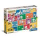 Snoopy Compact-Puzzle 1000 Teile Clementoni