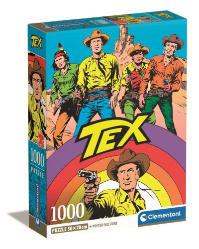 Anime Rainbow Tex Willer 1000-teiliges Compact-Puzzle Clementoni