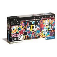   Disney Mickey Pop Art 1000-teiliges Panorama Compact Puzzle Clementoni