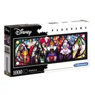   Disney Villains Stained Glass Clementoni 1000-teiliges Panorama-Puzzle