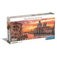   Städte Canal Grande Italien 1000-teiliges Panorama Compact Puzzle Clementoni