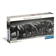   Tiere Herd of Giants Elefant 1000 Stück Panorama Compact Puzzle Clementoni
