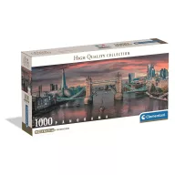   Städte Across the River London 1000-teiliges Panorama Compact Puzzle Clementoni
