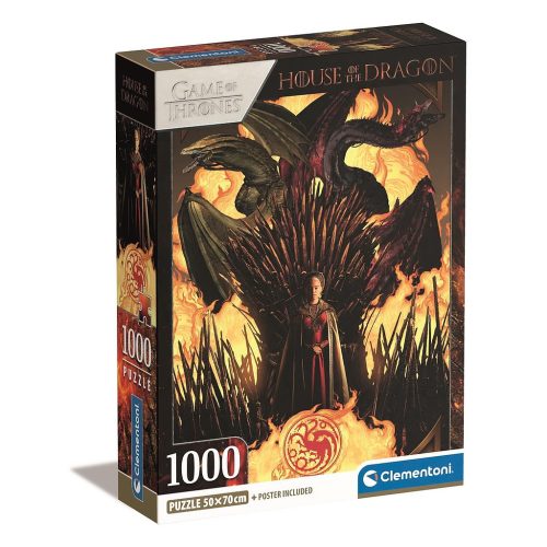 House of the Dragon Throne Clementoni 1000-teiliges Puzzle