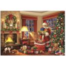 Weihnachten Santa's Visit 1000-teiliges Puzzle Clementoni