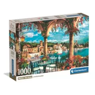   Städte View of Lake Como Italien 1000-teiliges Compact Puzzle Clementoni