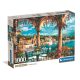 Städte View of Lake Como Italien 1000-teiliges Compact Puzzle Clementoni