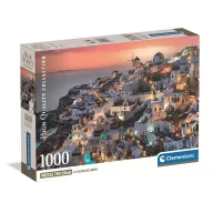   Städte Santorini Griechenland 1000 Stk Compact Puzzle Clementoni