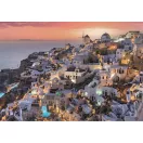 Städte Santorini Griechenland 1000 Stk Compact Puzzle Clementoni