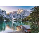 Städte Lake Braies Italien 1000-teiliges Compact Puzzle Clementoni