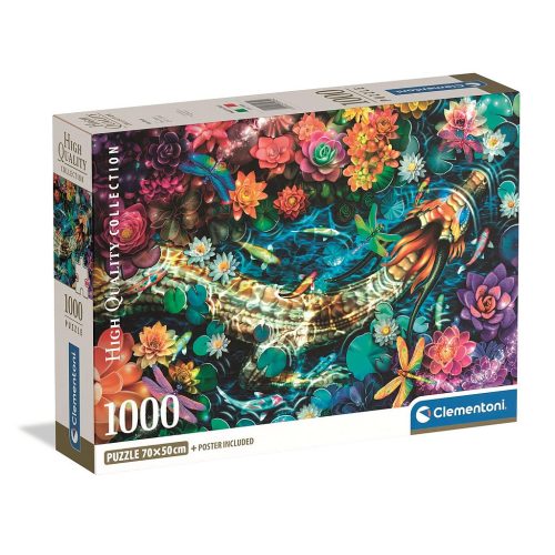 Farbe Koi River 1000-teiliges Compact Puzzle Clementoni