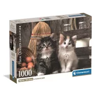 Katze Lovely 1000-teiliges Compact Puzzle Clementoni