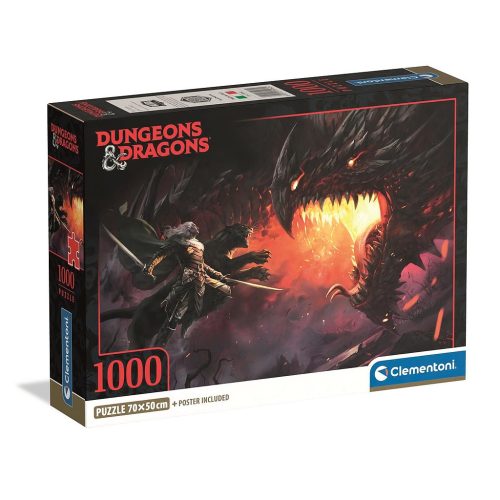 Dungeons & Dragons Dark Elf 1000 Stücke Compact Puzzle Clementoni