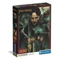   Herr der Ringe Aragorn & Hobbits 1000-teiliges Compact Puzzle Clementoni