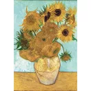 Kunst Sunflowers 1000-teiliger Compact-Puzzle Clementoni