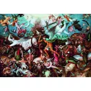 Kunst Bruegel Der Sturz der rebellischen Engel 1000-teiliges Compact Puzzle Clementoni