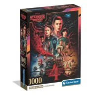   Stranger Things Darkness Rises Clementoni Compact Puzzle mit 1000 Teilen