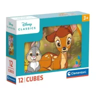   Disney Classics Striped Frame 12-teiliges Geschichtswürfel Clementoni