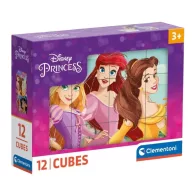   Disney Prinzessin Happy Space Märchenwürfel 12 Stück Clementoni
