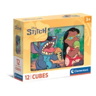   Disney Lilo und Stitch Funny Day 12 Stück Märchenwürfel Clementoni