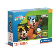   Disney Mickey Clubhouse 12-teiliges Märchenwürfel Clementoni