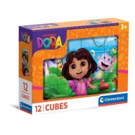 Dora the Explorer Jungle Märchenwürfel 12-tlg Clementoni
