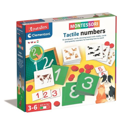 Farbe Animals Taktile Zahlen Fähigkeitsentwicklung und Lernspiel Clementoni