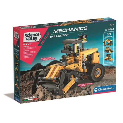 Fahrzeug Mechanics Bulldozer 10 in 1 Baukasten Clementoni