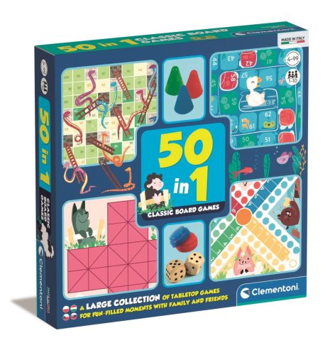 Farbe Game Night Klassische Spielesammlung 50 in 1