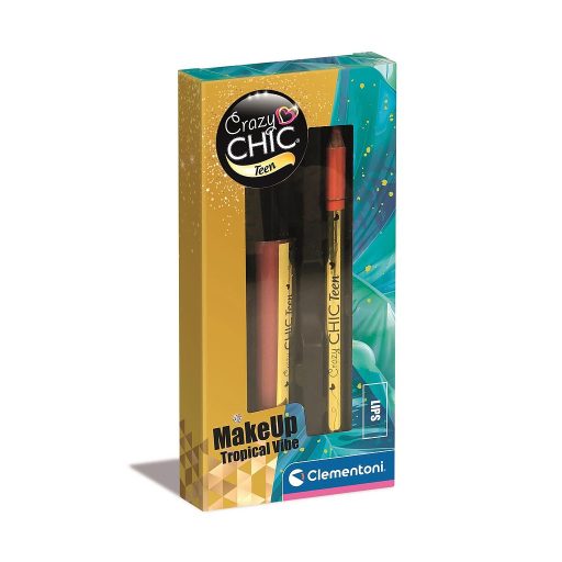 Crazy Chic Tropical Lippenstift und Lipliner Clementoni
